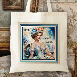 Tote Bag Histoire Citation de l'enseignant Portrait Vintage