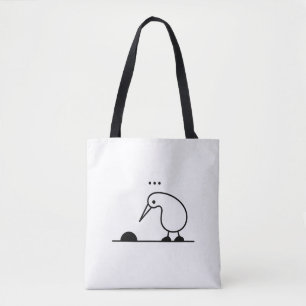 Tote Bag Histoire d'addiction de l'oiseau Kiwi : Évolution