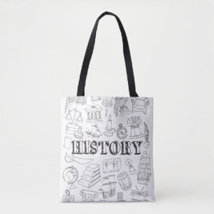 Tote Bag Histoire de l'école Professeur Histoire des gribou