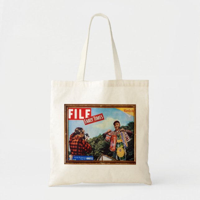Tote Bag histoire de pêche (Devant)