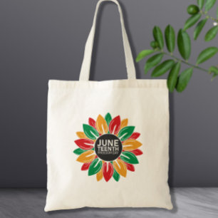 Tote Bag Histoire noire afro-américaine Junetten Sunflower