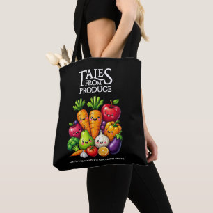 Tote Bag Histoires de fruits et légumes amusants de l'épice