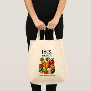 Tote Bag Histoires de fruits et légumes amusants de l'épice