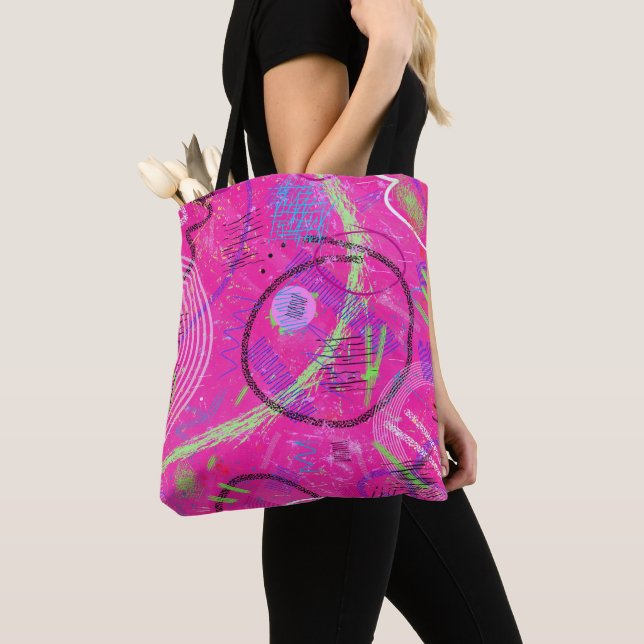 Tote Bag Histoires d'enfance Art Abstrait (De près)