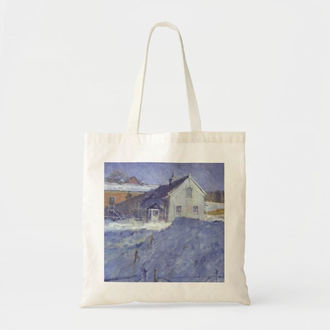 Tote Bag Hiver à la loge argentée (Devant)
