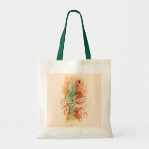 Tote Bag Hiver - Alphonse Mucha Art Nouveau