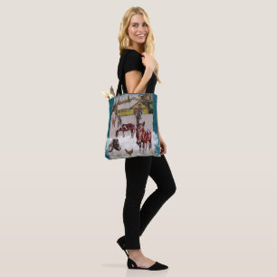 TOTE BAG HIVER AU RANG WEST HILLS