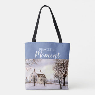 Tote Bag Hiver en Nouvelle-Angleterre par Farida Greenfield