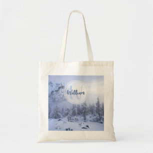 Tote Bag Hiver merveilleux brouillard épinette forêt neige