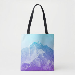 Tote Bag Hiver montagne, hipster, pic, photo, ba