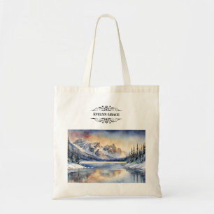 Tote Bag Hiver paisible Parc national Banff Fourre-tout