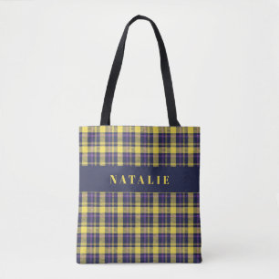 Tote Bag hiver personnalisé par contrôle de tartan