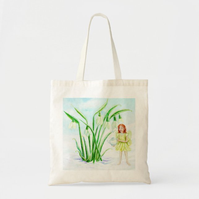 Tote Bag Hiver Snowdrop Fairy Magie (Devant)