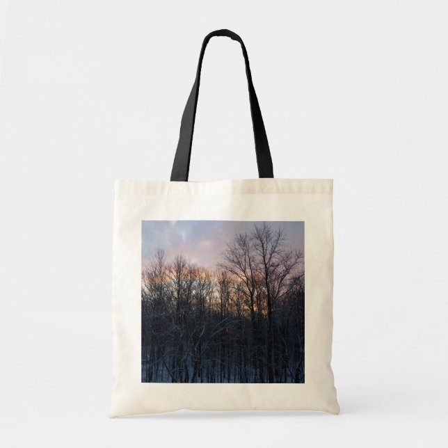 Tote Bag Hiver Sunrise I Pastel Paysage naturel (Devant)