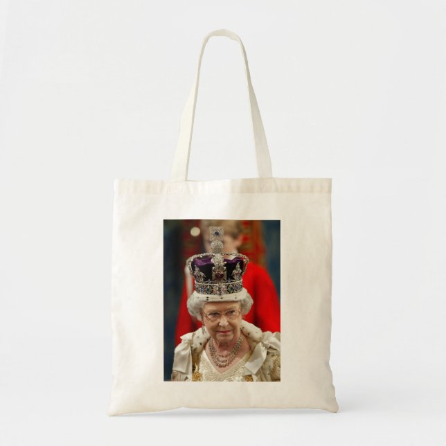 Tote Bag HM Queen Elizabeth II Platinum Jubilee (Devant)