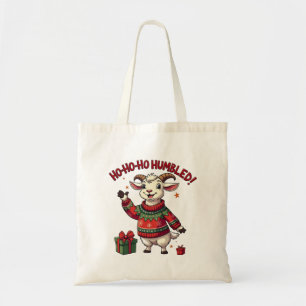 Tote Bag Ho Ho Ho Chapeau de Père Noël Noël Chèvre de Noël