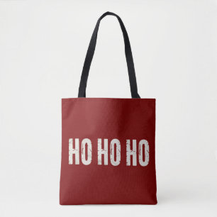Tote Bag Ho Ho Ho Rétro Noël Famille Correspondant Vintage 