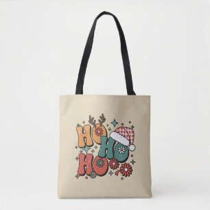 Tote Bag Ho Ho Noël Vileux Noël Santa Hat Super