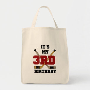 Tote Bag Hockey 3ème anniversaire Tshirts et cadeaux