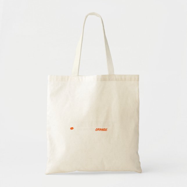 Tote Bag Hockey Enforcer Orange 2 (Devant)