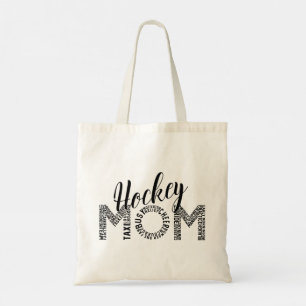 Tote Bag Hockey Maman Mot Art