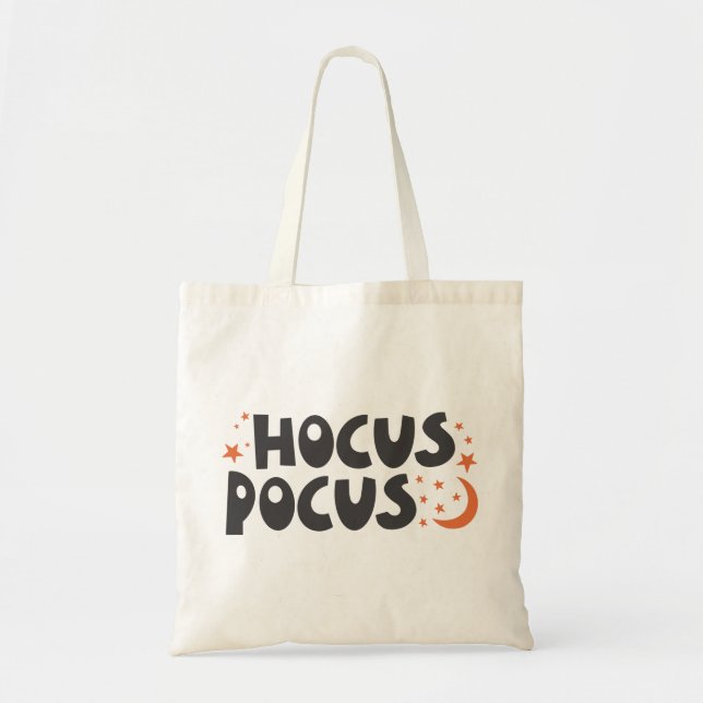 Tote Bag Hocus Pocus chat citrouille halloween éffrayant (Devant)