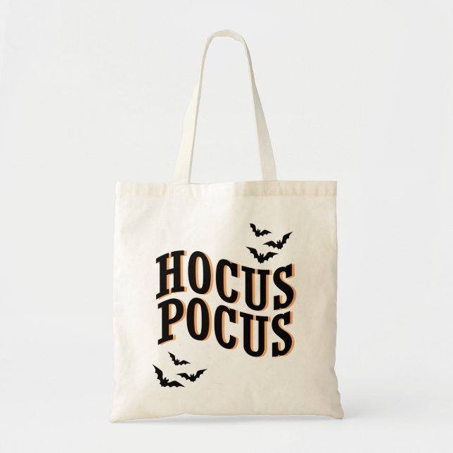 Tote Bag Hocus Pocus Éffrayant mignonne sorcières Halloween (Devant)