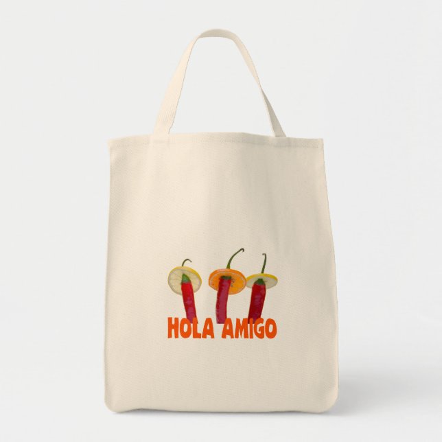 Tote Bag Hola amigo (Devant)