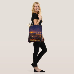 Tote Bag Holbrook Arizona Twilight Centennial Journey