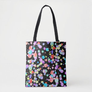 Tote Bag holiES - Splatter multicolore 1 + votre backgr.