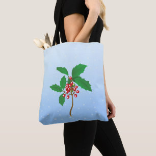 Tote Bag Holly Berry