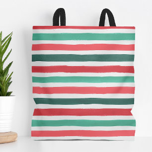 Tote Bag Holly Jolly Stripes