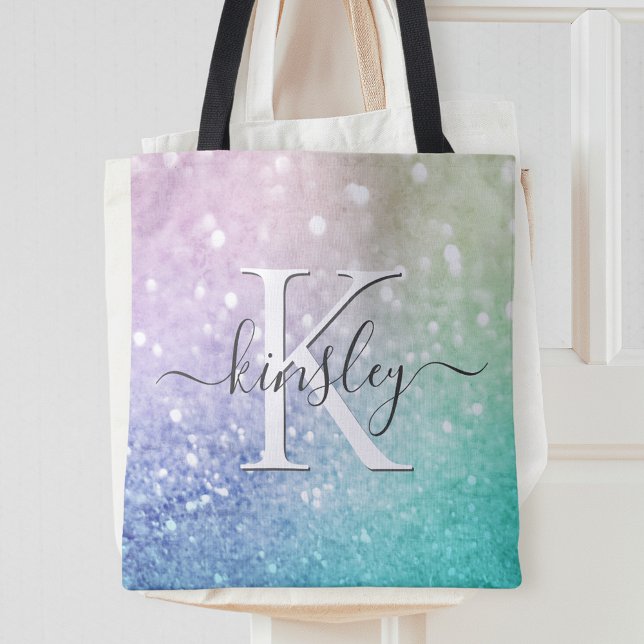 Tote Bag Holographe de Parties scintillant glamour assez pe (Créateur téléchargé)