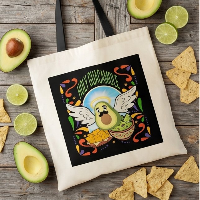 Tote Bag Holy Guacamole (Créateur téléchargé)