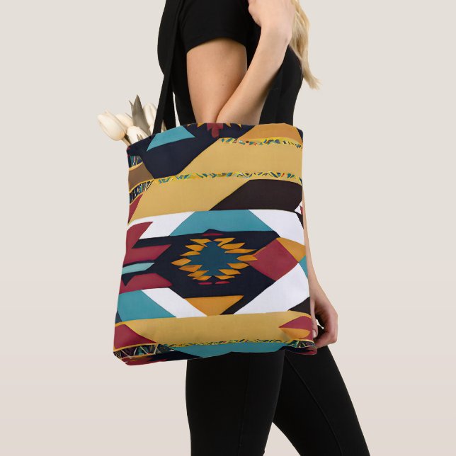 Tote Bag Hommage Abstrait amérindien 02 (De près)