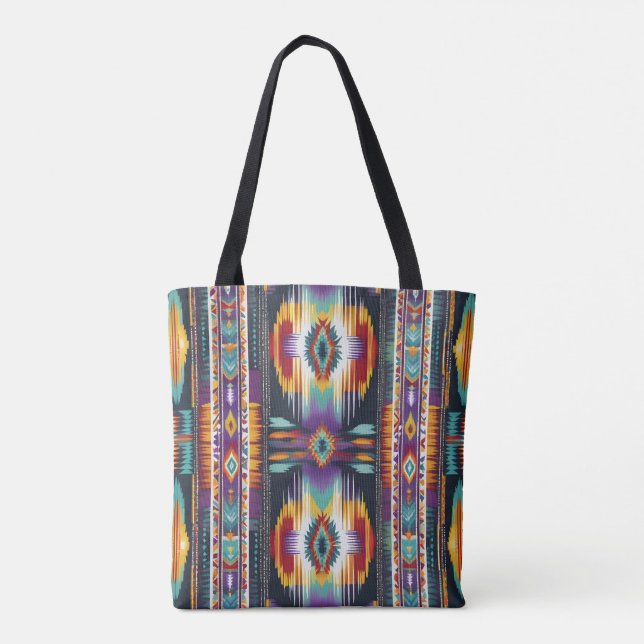 Tote Bag Hommage Abstrait des Amérindiens S4 (Dos)