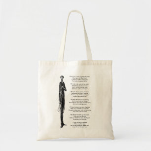 Tote Bag Hommage au président américain Abraham Lincoln