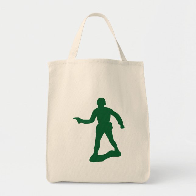 Tote Bag Homme de l'armée verte (Devant)