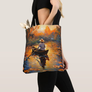 Tote Bag Homme en bateau Impressionnisme