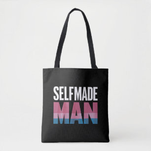 Tote Bag Homme fait par soi-même Transgenre Drapeau de fier