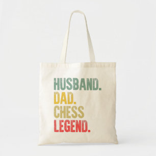 Tote Bag Hommes Drôle Mari Cadeau Papa Échecs Légende