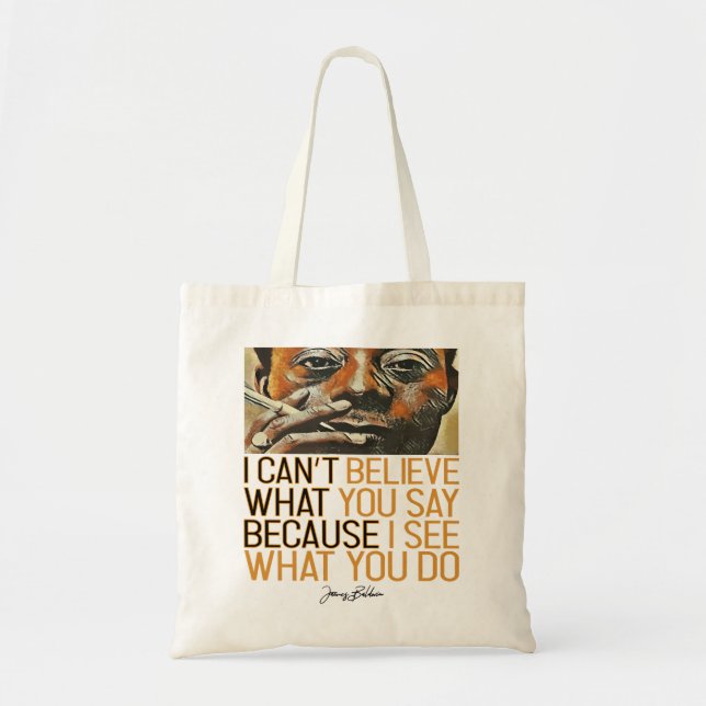 Tote Bag Hommes Femmes James Baldwin Cadeaux Pour Les Venti (Devant)