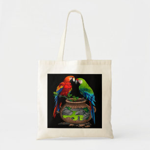 Tote Bag Honduras, Copan maya, loros