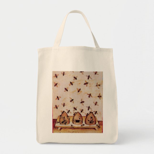 TOTE BAG HONEY BEE, BEEKEPER (Devant)