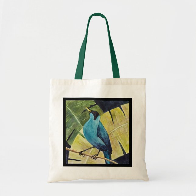 Tote Bag Honeycreeper vert (Devant)
