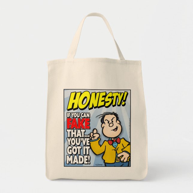 Tote Bag honnêteté (Devant)