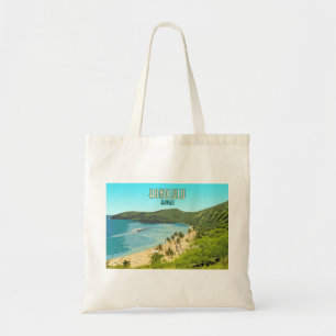 Tote Bag Honolulu Hanauma Bay Beach Hawaii Vintage