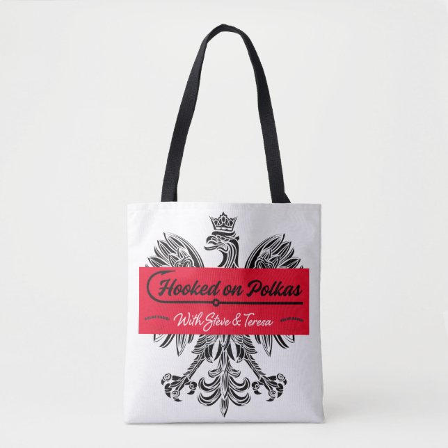 Tote Bag Hookes on Polkas Shoulder Tote (Devant)