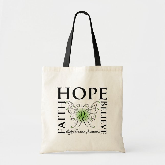 Tote Bag Hope Belith Faith - Maladie de Lyme (Devant)