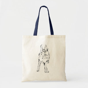 Tote Bag Hopping Rabbit